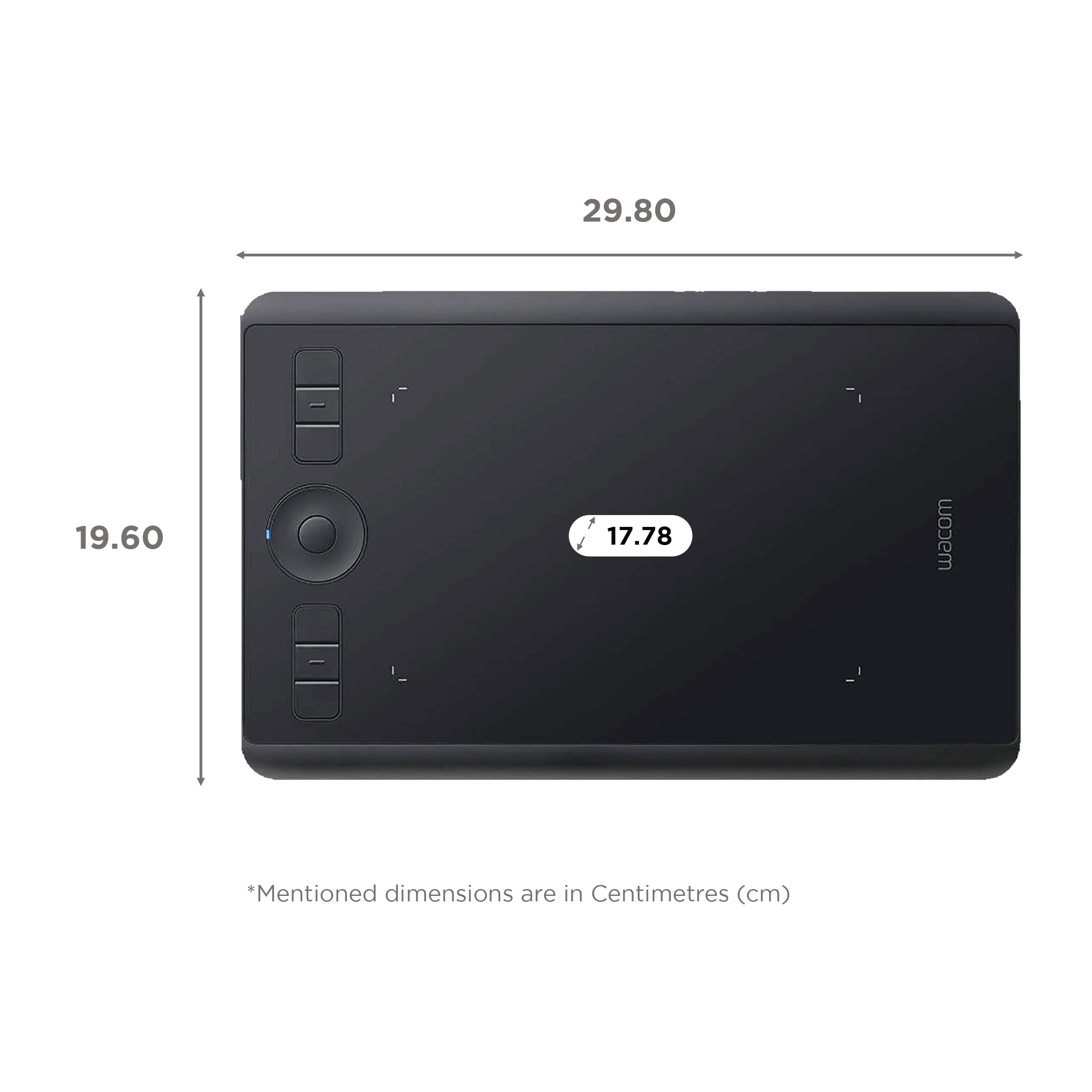 Buy Wacom Intuos Pro Small Graphics Tablet (7 Inch, Black) Online
